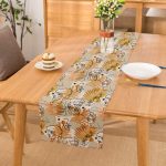 - Runner-5347 - Realhomes  Tropik Gold Yapraklar Üzerinde Antik Yunan Tanrısı Desenli Runner Realhomes