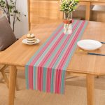 - Runner-5384 - Realhomes  Pembe Mavi Düz Çizgiler Özel Tasarım Runner Realhomes