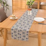 - Runner-5408 - Realhomes  Gri Zeminde Kar Taneleri Baskılı Dekoratif Runner Realhomes