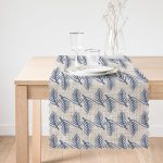 - Runner-5409-1 - Realhomes  Kot Zeminde Yaprak Motifli Özel Tasarım Runner Realhomes