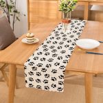 Köpek Ayak İzi Desenli Özel Tasarım Modern Runner Realhomes