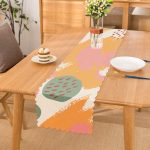 Modern Siyah Beyaz Çizgi Motifli Dekoratif Runner Realhomes