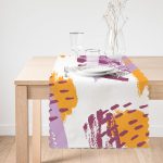 - Runner-5744-1 - Realhomes Realhomes Soyut Tarazda Pastel Renkli Dijital Baskılı Özel Renkli Runner Realhomes