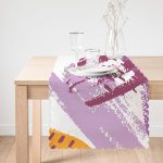 - Runner-5746-1 - Realhomes Realhomes Soyut Tarazda Pastel Renkli Dijital Baskılı Özel Renkli Runner Realhomes