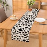 - Runner-5765 - Realhomes  Beyaz Zeminde Anlamsız Çizgiler Motifli Runner Realhomes