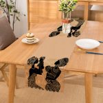 Etnik Desen Zeminli Bebekli Afrika Kadın Motifli Modern Runner Realhomes