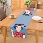 - Runner-5851 - Realhomes  Inci Kolyeli Japon Kadın Dijital Baskılı Modern Runner Realhomes