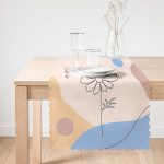 - Runner-5878-1 - Realhomes Realhomes Gül Desenli Bohemian Özel Tasarım Dekoratif Runner Realhomes