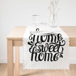 Home Sweet Home Dijital Baskılı Dekoratif Runner Realhomes