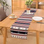 - Runner-7099 - Realhomes Bordo Lacivert Renkli Çapa Dümen Temalı Dijital Baskılı Modern Runner Realhomes