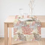 - Runner-7109-1 - Realhomes Mavi Zeminli Dümen Ve Halat Desenli Dijital Baskılı Modern Runner Realhomes