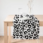 - Runner-7184-1 - Realhomes Renkli Zemin Üzerinde Onedraw Çizimli Dijital Baskılı Modern Runner Realhomes