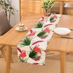 Flamingo Desen Dijital Baskılı Modern Runner Realhomes