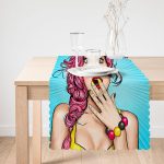 - Runner-739-1 - Realhomes  Pop Art Desen Dijital Baskılı Dekoratif Runner Realhomes