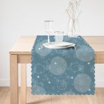 Renkli Zeminli Onedraw Çizimli Dijital Baskılı Modern Runner Realhomes