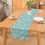 - Runner-7617 - Realhomes Rengarenk Zemin Üzerinde Çiçek Desenli Dijital Baskılı Modern Runner Realhomes