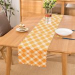 Beyaz Zemin Üzerinde Renkli Geometrik Desenli Dijital Baskılı Modern Runner Realhomes