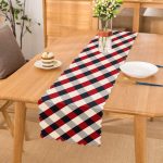 - Runner-7649 - Realhomes Beyaz Zemin Üzerinde Renkli Geometrik Desenli Dijital Baskılı Modern Runner Realhomes