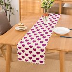 - Runner-780 - Realhomes  Kalp Desen Dijital Baskılı Runner Realhomes