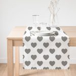 - Runner-785-1 - Realhomes  Kalp Desen Dijital Baskılı Runner Realhomes