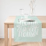 Home Sweet Home Dijital Baskılı Runner Realhomes