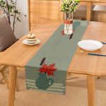 - Runner-8125 - Realhomes Pastel Zemin Üzerinde Vazo Desenli Dijital Baskılı Modern Runner Realhomes