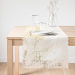 Renkli Zemin Üzerinde Soyut Mermer Desenli Dijital Baskılı Modern Runner Realhomes