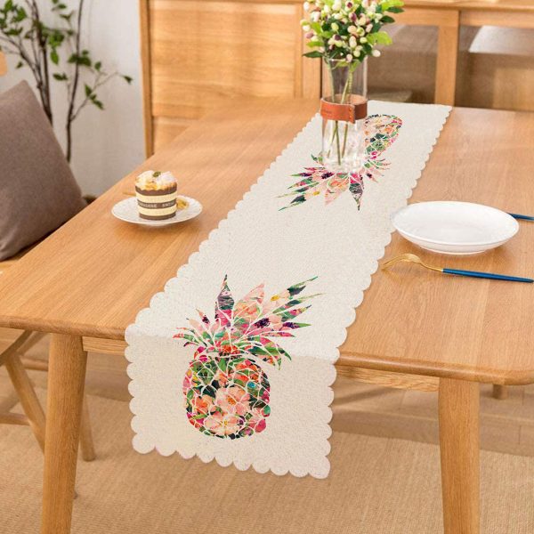 - Runner-836 - Realhomes  Modern Zigzag Dijital Baskılı Runner Realhomes