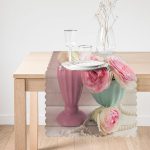 - Runner-837-1 - Realhomes  Çiçek Temalı Dijital Baskılı Runner Realhomes