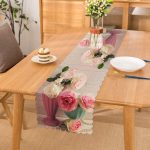 - Runner-837 - Realhomes  Çiçek Temalı Dijital Baskılı Runner Realhomes