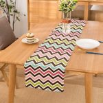 - Runner-869 - Realhomes  Modern Zigzag Dijital Baskılı Runner Realhomes