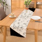 - Runner-8902 - Realhomes Renkli Geometrik Desenli Mermer Motifli Dijital Baskılı Modern Runner Realhomes