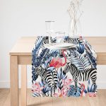 Flamingo Temalı Dijital Baskılı Runner Realhomes