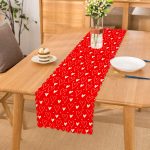 - Runner-9051 - Realhomes  Sevgililer Günü Temalı Özel Tasarım Dijital Baskılı Modern Runner Realhomes