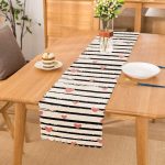 Sevgililer Günü Temalı Özel Tasarım Dijital Baskılı Modern Runner Realhomes