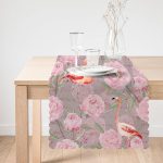 Flamingo Desenli Dijital Baskılı Runner Realhomes