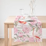 Flamingo Desenli Dijital Baskılı Runner Realhomes