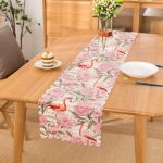 Flamingo Desenli Dijital Baskılı Runner Realhomes