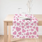 - Runner-9239-1 - Realhomes  Sevgililer Günü Temalı Özel Tasarım Dijital Baskılı Modern Runner Realhomes