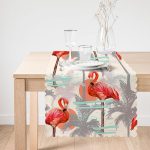 Flamingo Desenli Dijital Baskılı Runner Realhomes