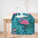 Flamingo Desenli Dijital Baskılı Runner Realhomes