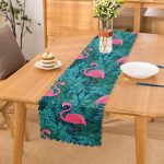 Flamingo Desenli Dijital Baskılı Runner Realhomes