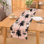 Flamingo Desenli Dijital Baskılı Dekoratif Runner Realhomes