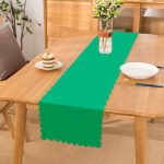 Düz Açık Yeşil Renkli Dijital Baskılı Runner Realhomes