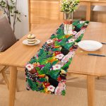 Amazon Papağan Temalı Dijital Baskılı Dekoratif Runner Realhomes