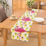 - Runner-palmiyefla - Realhomes  Ananas ve Flamingo Motifli Runner Realhomes