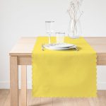 - Runner-sari-1 - Realhomes  Sarı Renkli Dijital Baskılı Runner Realhomes