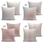 - Suet-K4luset319-1 - Realhomes 4'lü Çift Taraflı Realhomes Özel Tasarım Süet Yastık Kırlent Kılıf Seti Realhomes