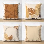 - Suet-K4luset323 - Realhomes 4'lü Çift Taraflı Realhomes Özel Tasarım Süet Yastık Kırlent Kılıf Seti Realhomes