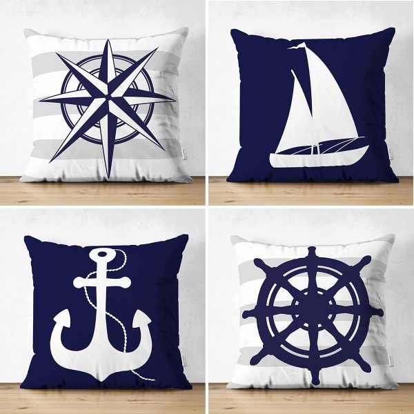 - Suet-K4luset380 - Realhomes  4'lü Çift Taraflı Beyaz Zemin Üzerinde Gold Detaylı Geometrik Desenli Modern Süet Yastık Kırlent Kılıf Seti Realhomes